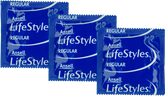 Lifestyles Regular Lubricated Condoms Bulk 144 Pack Condoms